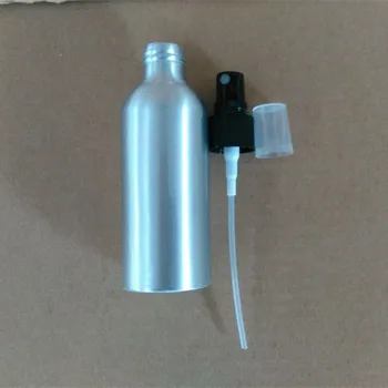 Bezmaksas Piegāde 100ml Alumīnija Aerosols Lucifugal Pudeles, Metāla Aerosola pudelītes Melna balta skaidrs, Smidzinātāju vāku