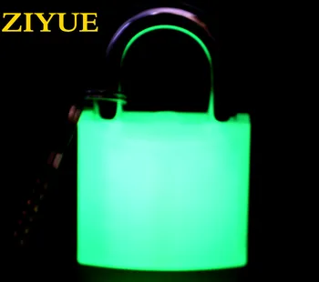 Bezmaksas Piegāde 50mm LED Nakts Redzamības Gaismas Jaudas Mērītāju Lodziņā Atslēga Bloķēšanas Luminiscences Rūpniecības BLOĶĒŠANA