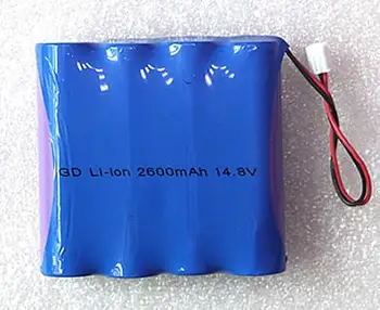 Bezmaksas piegāde 14.8 v 2600mah 18650 li-ion akumulators pack 18650-4S litija akumulators