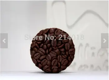 Bezmaksas piegāde Kafijas pupiņas formas silikona ziepes pelējuma pomādes Kūka apdare pelējuma Roku ziepes pelējuma