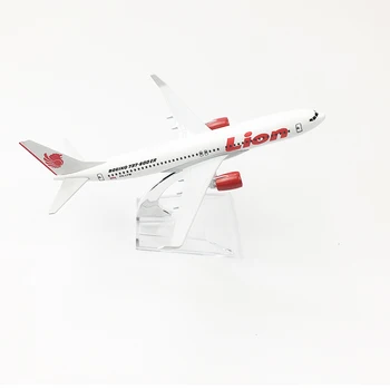 Bezmaksas piegāde Lauva Lidmašīnas modeļa Boeing 737 lidmašīnu 16CM Metālu sakausējumu lējumiem 1:400 lidmašīnas modeli rotaļlieta bērniem, kas Kolekcija