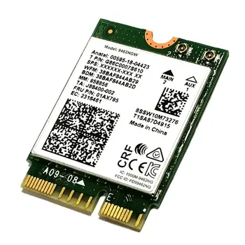 Bezvadu-AC divjoslu Wifi Kartes Adapteris Intel 9462NGW CNVI NGFF M. 2 Taustiņu E ar Bluetooth 5.0 par Win10