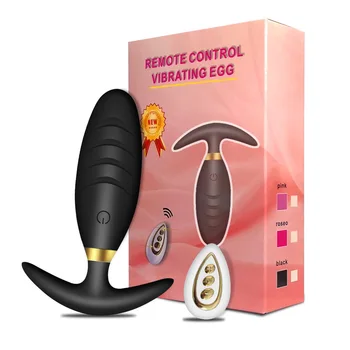 Bezvadu Anālais Butt Plug Prostatas Massager Pieaugušajiem Geju Produktu Bullet Klitora Stimulators Vibrators Seksa Rotaļlietas Sievietēm, Vīriešiem