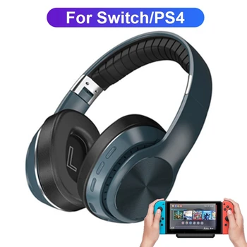 Bezvadu Austiņas Ar Mikrofonu, Lai Pārslēgtos PS4 PC Klēpjdators Spēlētājs, 8.D Stereo Bass Ķivere, 500mAh Bluetooth Mobilo Tālruni, Spēļu Austiņas