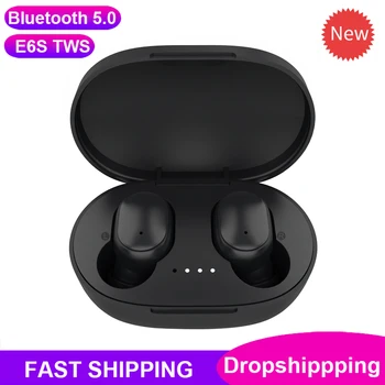 Bezvadu Austiņas Bluetooth Austiņas Brīvroku 5.0 TWS Stereo Earbuds ar Uzlādes Lietā LCD Displejs Airdots Dropshipping