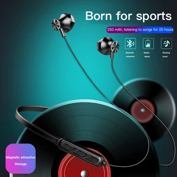 Bezvadu Bluetooth Austiņas Stereo Sporta Brīvroku Earbuds In-ear Austiņas Ar Mikrofonu Priekš iPhone, Samsung, Huawei Xiaomi