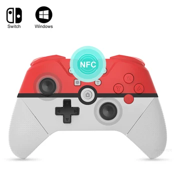 Bezvadu Bluetooth PC Spēles Gamepad Kontrolieris Nintendo Slēdzis Pro NS Pro Spēle kursorsviru, Lai Pārslēgtos ar NFC 6-Ass