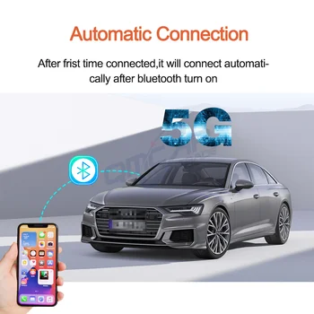 Bezvadu Carplay Dongle Spogulis saites, Auto Multimedia Player Android 9.0 Vadu Bezvadu Carplay 3.0 Versija Honda 2016-2020