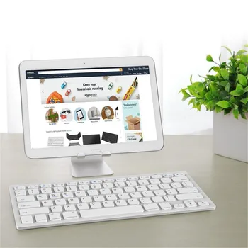 Bezvadu Tastatūru, kas nodrošina Bluetooth 3.0 Keyboard Slim Portable Par korejiešu, krievu, spāņu iPad Mac Sērijas iphone PC Klēpjdators