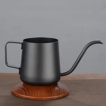 Biezāka Ilgi Mutē Rokas Kafijas Kanna 304 Nerūsējošā Tērauda Kafijas Automāts Eiropas Stila Piena Pot Tējas Katls