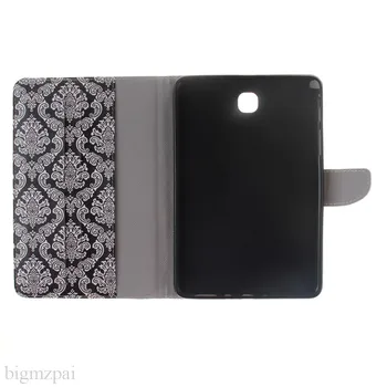 Bigmzpai Seifs Case For Samsung Galaxy Tab 8.0 T350 T355 SM-T355 Tabletes Stāvēt 3D Printeri Flip Case PU Ādas Aizsardzībai Vāciņu