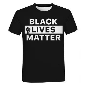 Black Dzīvo Jautājumu, T Krekli Modes Sieviešu un Vīriešu T-krekls ar Īsām Piedurknēm Unisex es nevaru Elpot George Floyd T Streetwear