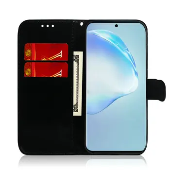 Bling Mirdzēt Flip Case for Samsung Galaxy Note 20 Ultra Lietā 360 Aizsargātu Samsung S 20 Lieta Samsung S20 Plus Note20 Coque