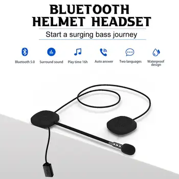 Bluetooth 5.0 Moto Ķivere, Austiņas, Bezvadu Brīvroku Stereo Austiņas Motocikla Ķivere, Austiņas MP3 Skaļrunis