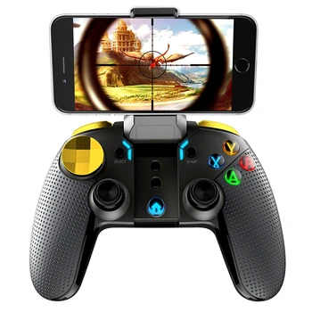 Bluetooth Gamepad Kontrolieris Mobilo Kursorsviru Android Tālrunis PC, Smart TV Bezvadu Kontroles Joypad Konsoles withTelescopic Turētājs