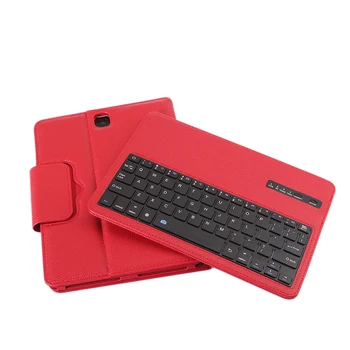 Bluetooth Keyboard Case for Samsung Galaxy Tab S3 9.7 Flip Luksusa PU Ādas Smart Case Samsung T820 T825 Tablete Segtu Stāvēt