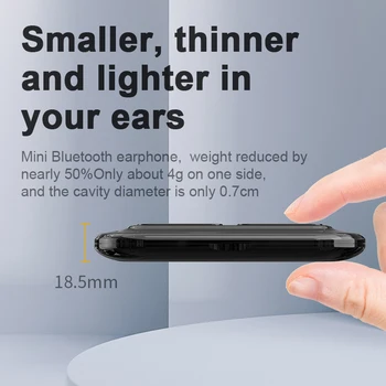 Bluetooth austiņas bezvadu sporta auriculares Ultra plānas audifonos austiņas un earbuds sluchawki bezprzewodowe mobilo tālruni