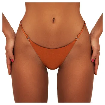 Brazīlijas Bikini Bottom Sexy Bezkaunīgs Bikini Dibeni 3 Krāsas Vasaras Karstā Peldēšana Bikses Sieviešu Sandales Peldvietu Peldkostīmu 522#3