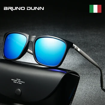 Bruno Dunn Zīmola Unisex Retro Alumīnija+TR90 Polarizētās Saulesbrilles, Lēcas, Vintage Briļļu Aksesuāri Saules Brilles Par Vīriešiem/Sievietēm 6108