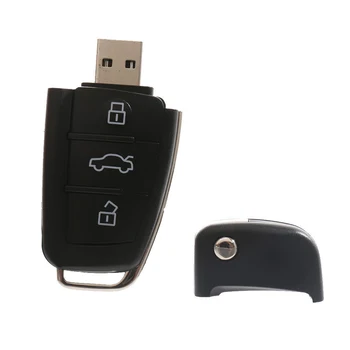 Burfun USB Stick Atdzist 128gb Auto Atslēgu Pen Drive 8GB 16GB 32GB 64GB Atmiņas U Diska 256 GB Mini Datoru Dāvanu USB Flash Drive Usb Atslēga