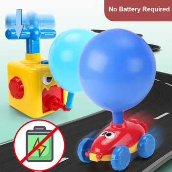 Bērni Automašīnas Rotaļlietas Bērniem Inerces Spēku gaisa Balonu Auto Rotaļlieta Puzzle Fun Izglītības Zinātne Eksperiments Rotaļu Balons, Rotaļlietas Bērniem