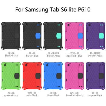 Bērniem Droša Lieta Samsung Galaxy Tab S6 Lite 10.4 P610 P615 SM-P610 SM-P615 2020. gadam EVA Triecienizturīgs Bērniem Segtu Būtiska Capa dāvanu