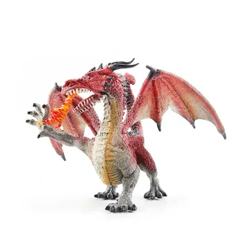Bērniem Pūķi Modelis dāvanu Rotaļlietas Lelle Apdare Darbības Rādītāji Dinozauri Magic Dragon dzīvnieku pasaules Pieaugušo Cietā Dāvanas bērniem
