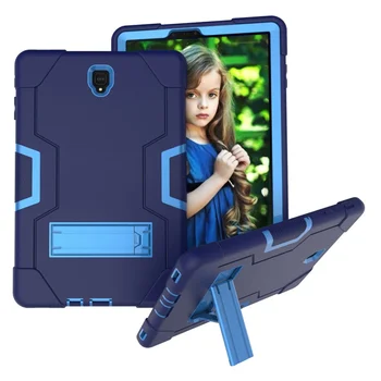 Bērniem Triecienizturīgs Hibrīda Silikona Case For Samsung Galaxy Tab S4 10.5 SM-T830 T835 T837 Vāks Cilnes S4 10.5 T830 gadījumā+filma+Pildspalva