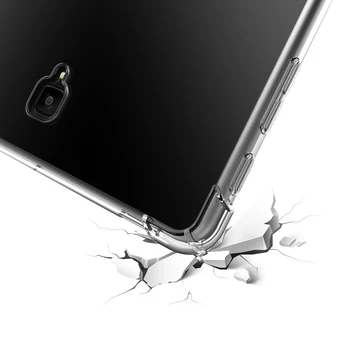 Būtiska Samsung Galaxy Tab S4 S5e S6 7.0 8.0 10.1 10.5 T280 T290 T510 T590 T720 T830 T860 P200 pārredzamu mīksta silikona gadījumā