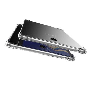 Būtiska Samsung Galaxy Tab S4 S5e S6 7.0 8.0 10.1 10.5 T280 T290 T510 T590 T720 T830 T860 P200 pārredzamu mīksta silikona gadījumā