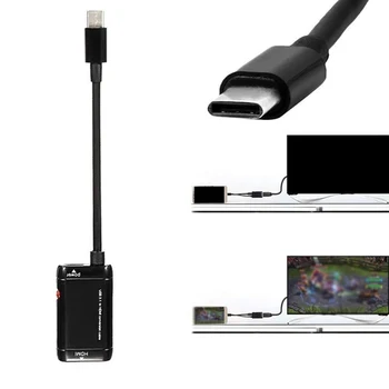 C tipa Un Micro USB 3.1 HDMI 1080P HD Audio / Video Kabelis HDTV Converter Adapteri Plug And Play, Lai Klēpjdators, Tablet Tālrunis