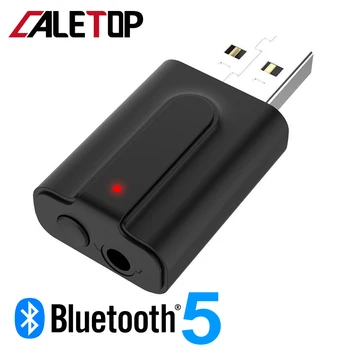 CALETOP 5.0 Bluetooth Raidītāju un Uztvērēju TV 2 1 3,5 mm AUX HIFI Stereo Audio Mini USB Bezvadu Adapteri, Lai Auto Skaļruņi PC
