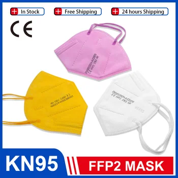 CE kn95 Mascarillas De Colores Maskas ffp2 Reutilizable Muti Cepures Sejas maskas FP3 Respiratora Aizsardzības Masku nepievelk putekļus Breathab