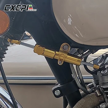 CNC Universālā Alumīnija Motocikla Izpūtēju Stūres Stabilizēt Drošības Kontroles Yamaha MT09 MT07 YZF R1 R6 FZ1 XJR1300 MT-07