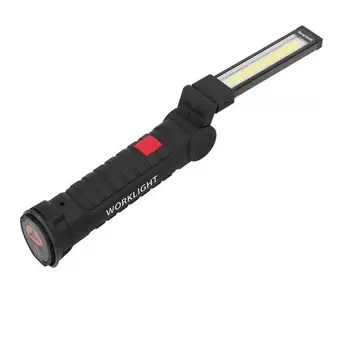 COB Darba Lukturīti LED Lukturītis Transportlīdzekļa Remonts Lampas, USB Uzlādējams Magnētisko 360 rotējoša Pārnēsājams Gaismas