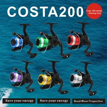 COSTA 200 Aizmugures Ultravieglajiem spinings 4bb Viegls Locīšanas Šūpuļzirgs Balansēšanas Sistēma Kreiso/Labo Roku Vērpšanai Zvejas Stūre