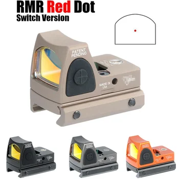 CQC Taktiskās Airsoft RMR Regulējams Reflex Mini Red Dot Sight 3.25 MOA darbības Joma Medību Šautene, Pistole Glock darbības Joma