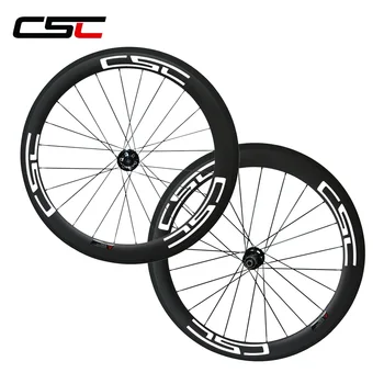 CSC Disku bremzes oglekļa velosipēdu riteņi 23mm Platums 60mm Cauruļveida cyclocross riteņpāru Caur Ass rumbas D791SB/D792SB