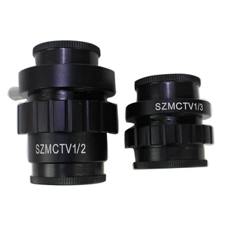 CTV 1/2 1/3 1X Adapteris 0,3 X 0.5 X C mount Objektīvu Adapteri SZM Video Digitālās Fotokameras Trinokulara Stereo Mikroskopu Piederumi