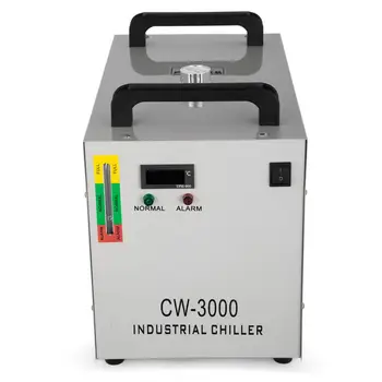 CW3000 Ūdens Dzesētājs, Lai 60W / 80W CO2 Stikla Caurule Thermolysis Ūdens Dzesētājs 220V