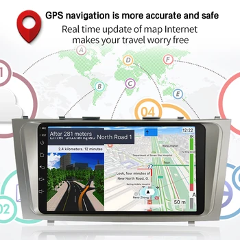 Camecho 2 din Android 8.1 Auto Multimedia Player 2.5 D Touch Screen Auto, auto Stereo, GPS Navigācija, Wifi autoradio 