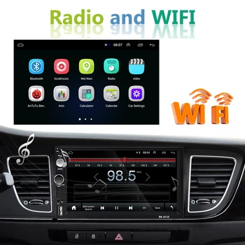 Camecho Andriod 8.1 Auto Multimediju Atskaņotājs, GPS Navigācija, Auto Radio 2 Din Wifi USB FM FM MirrorLink 7