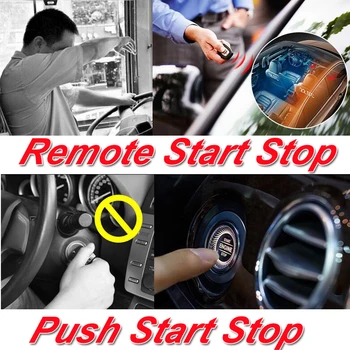 Cardot Krievu Bezmaksas Kuģniecības Izmaksas Remote Starter Push Start Stop Auto Pasīvās Keyless Ieceļošanas Automotive Auto Signalizācija,