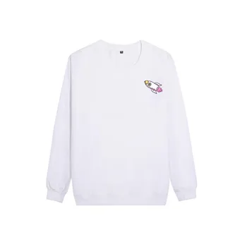 Catoon Rock sporta Krekls Harajuku Japāņu Anime Streetwear Hip Hop Harajuku Pulovers Vaļīga Apģērba Gadījuma O-veida kakla