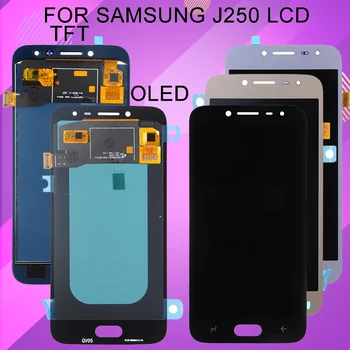 Catteny OLED J250 Displejs Samsung Galaxy J2 Pro Lcd Displejs Ar Touch Screen Paneli Digitizer Montāža J2 2018 Displejs+Instrumenti