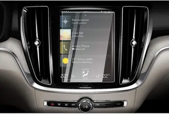 Centrs Kontrole, Navigācija Touch Screen Protector for Volvo V60 S60 XC40 8.7 JO, Rūdīts Stikls HD Skrāpējumiem