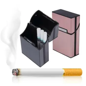Cigarešu etvija Alumīnija, Metāla, Cigāru un Cigarešu Kārbas Turētājs Tabakas izstrādājumu Uzglabāšanas Gadījumā 20pcs Cigaretes Konteineru Dāvanu