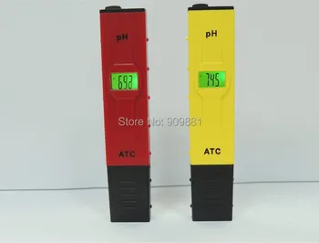 Ciparu LCD displejs ar Pildspalvu, PH-Metrs Testeris Ūdens Akvāriju Testeri Pildspalvas Tipa pH-Metrs Ar Temperatūras Kompensāciju Bezmaksas Piegāde