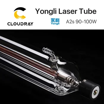 Cloudray Yongli A2s 90W CO2 Lāzera Caurule Koka Lietā Box Iepakojuma Garums 1250 Dia. 80mm par CO2 Lāzera Gravēšanas Griešanas Mašīna
