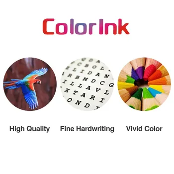 ColoInk 300XL Tintes Kasetnes HP303 Nomaiņa HP 300 Black Tricolor Deskjet D1660 D2560 D5560 F2420 F2480 F4210 Printe